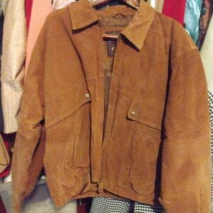 Men's Brown Suede Jacket